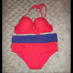 Bikini Set with two bottoms